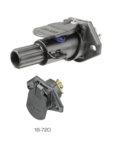 Trailer Connectors Truck 12-24V Receptacle 7 Pin Plastic