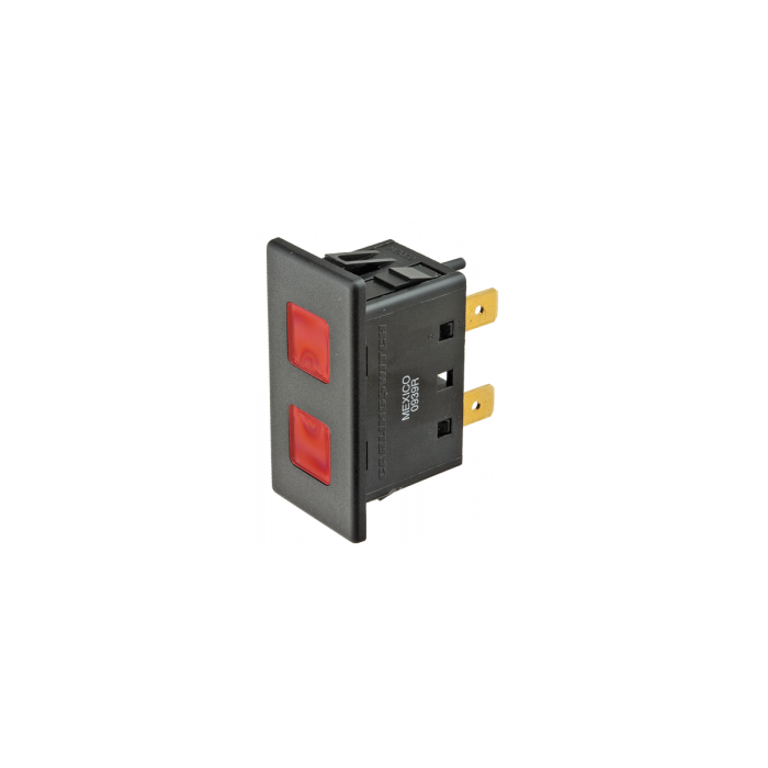 WARNING LAMP 12V 2 X RED LED'S