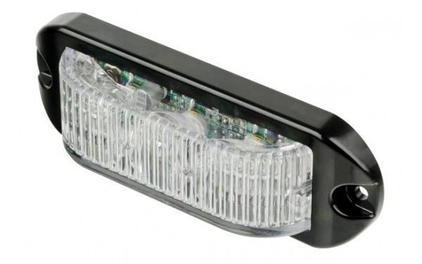 WARNING LAMP LED180DEG 9W CLR. (10-30V)