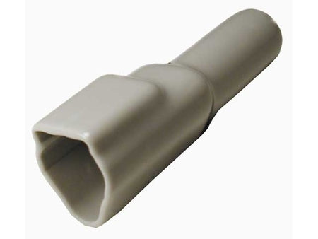 3 pin recepticle boot 65mm tail grey